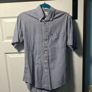 Brooks Brothers Blue Gingham Casual Button Down Shirt